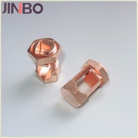 Conectores de Cable Eléctricos de Cobre para Puesta a Tierra, Tipo Abrazadera de Perno Dividido de Latón/Cobre 35mm²