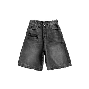 Pantalones Cortos <span class=keywords><strong>de</strong></span> Mezclilla Desgastados <span class=keywords><strong>de</strong></span> Diseñador, <span class=keywords><strong>de</strong></span> Alta Calidad, a la Moda <span class=keywords><strong>de</strong></span> Verano, con Bajo Deshilachado, en Oferta - Product Image 2