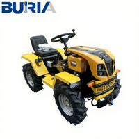 Traktor Roda 4 Mini 18HP Diesel Transmisi Otomatis Mesin Kebun Penanaman Pertanian