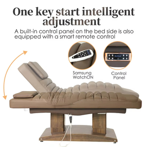 Cama de Belleza Eléctrica BoJue, la Más Vendida, Muebles de Salón de Belleza, Reposacabezas Ajustable, Cama de Masaje Curva para Pestañas - Product Image 5