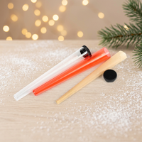 Tubes à rouler coniques en plastique les plus vendus avec couvercles, étanches et anti-humidité, en forme de trompette pour le stockage et le roulage