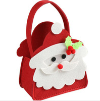 Sac en feutre de Noël très populaire pour la Saint-Nuisette, sac cadeau créatif pour bonbons et pommes