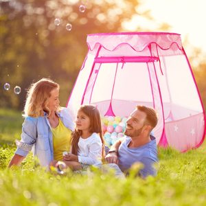 Vente chaude 2024 : <span class=keywords><strong>Tente</strong></span> de <span class=keywords><strong>jeu</strong></span> pour enfants, maison de princesse pliable, piscine à balles océanique, jouet de <span class=keywords><strong>jeu</strong></span> de balle de haute qualité - Product Image 2