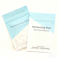 Masque de soin de la peau Case Pack 3 Side Seal Skincare PE PET 1oz Cosmetic Beauty Sample Pouch