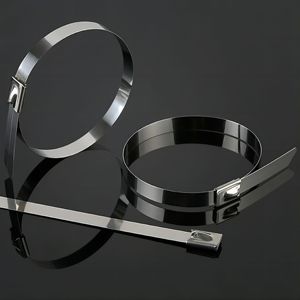 Großhandel Niedriger Preis Hochwertige Edelstahl Kabelbinder Ss Multi Lock Reiß verschluss Metall Ss Kabel Draht Kabelbinder - Product Image 2