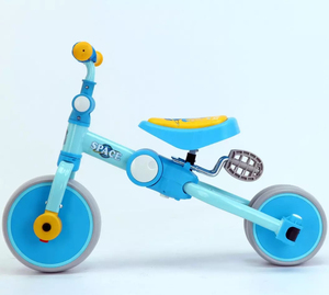 Vélo d'équilibre 3 en 1 pour enfants de 2 à 6 ans, tricycle pliable à pédales, vélo à pédales pour enfants - Product Image 6