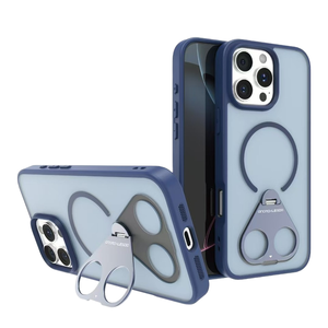 Funda de teléfono de carga inalámbrica magnética con soporte de anillo doble giratorio de 360 grados para iPhone 17 Pro Max/17 PC - Product Image 3