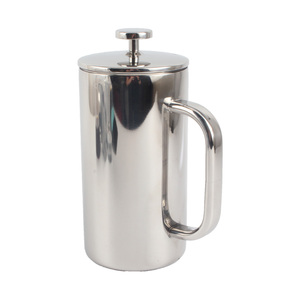 Cafetera Francesa de 34 oz (1 Litro), Cafetera de Acero Inoxidable Aislada y Resistente, Cafetera Francesa - Product Image 3