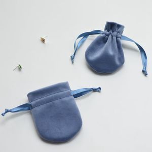 Bolsitas de Terciopelo Suave con Cordón para Joyería, Personalizadas con Etiqueta Privada, Últimos Modelos - Product Image 6