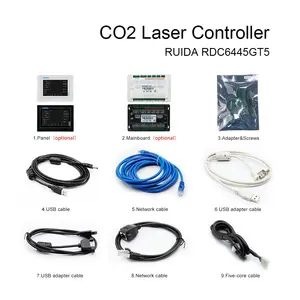 Good-Laser CO2 Controlador láser Key Flim/Placa base/Sistema de panel Ruida RDC6445GT5 para grabado y corte láser CO2