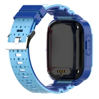 Reloj Inteligente GPS para Niños 4G LTE con Pantalla Táctil Android, Nano SIM, Recordatorio de Llamadas, Correa de Silicona, Resistente al Agua, Alarma Escolar