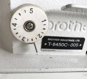 Máquina de Coser de Puntada Fija con Barra de <span class=keywords><strong>Aguja</strong></span> Doble y <span class=keywords><strong>Aguja</strong></span> Dividida Brother 8450 Típica de <span class=keywords><strong>2022</strong></span> - Product Image 6