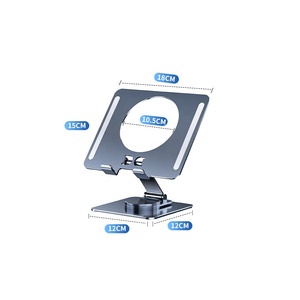 360 độ xoay <span class=keywords><strong>Tablet</strong></span> <span class=keywords><strong>PC</strong></span> đứng hợp kim nhôm Cooler có thể điều chỉnh có thể gập lại chủ cho <span class=keywords><strong>iPad</strong></span> iPhone Máy tính để bàn hiển thị smonama Z36 - Product Image 2