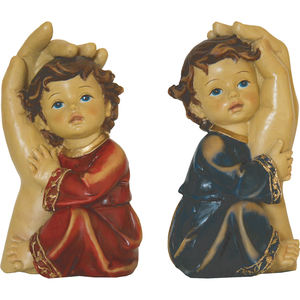 ZICOM Juego de 2 figuras y juguetes navideños de 11 cm, pintados a mano y protectores (modelo alemán 9069-H060F) - Product Image 1