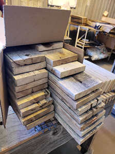 Panneaux muraux en bois massif de style rustique, nature rustique, ferme, style rustique, bois vieilli, récupéré - Product Image 6