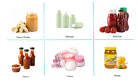 Machine de remplissage simple automatique à 2 têtes bande transporteuse pour détergent savon pour les mains Gel Sauce shampooing cosmétiques 500ml huile miel verre
