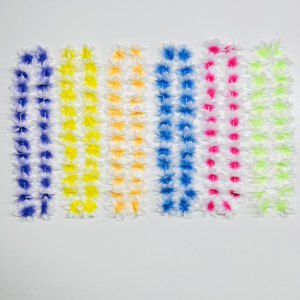 Graduation fleur hawaïenne Leis Polyester tissu hawaïen décoration fleur Leis guirlande - Product Image 5