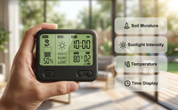 Capteur d'humidité du sol intelligent sans fil MLM HG01 en ABS, Bluetooth, faible consommation d'énergie, thermomètre, irrigation automatique