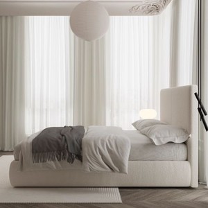 <span class=keywords><strong>Letto</strong></span> in tessuto <span class=keywords><strong>imbottito</strong></span> stile Wabi Sabi con schienale alto minimalista morbido <span class=keywords><strong>imbottito</strong></span> <span class=keywords><strong>letto</strong></span> <span class=keywords><strong>matrimoniale</strong></span> per camera d'albergo o appartamento - Product Image 4