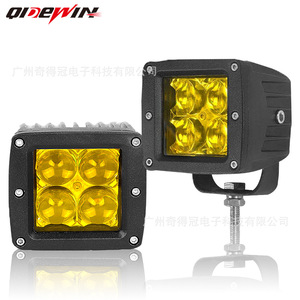 ไฟทำงาน LED ขนาด 3 นิ้ว ยี่ห้อ Qidewin 55w 6000lm สีเหลือง สำหรับรถยนต์ มอเตอร์ไซค์ และใช้งานกลางแจ้ง - Product Image 1