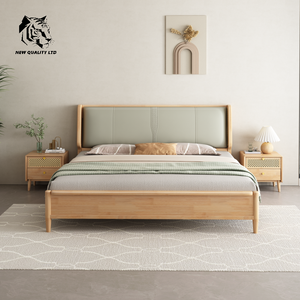 factory direct sale great price customized huge stock eco-friendly 1.8m king <b>bed</b> new design bedroom furniture wood king <b>size</b> <b>bed</b> - Product Image 1