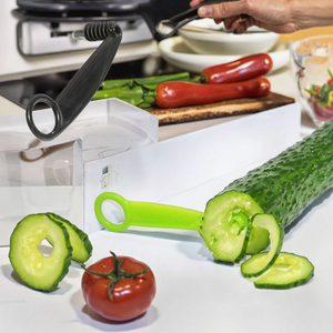Wholesale V-Shaped Multifunction Kitchen <b>Fruit</b> & <b>Vegetable</b> Cutting Knife Serrated Pattern Watermelon Tray Slicer Home Use <b>Tool</b> - Product Image 4