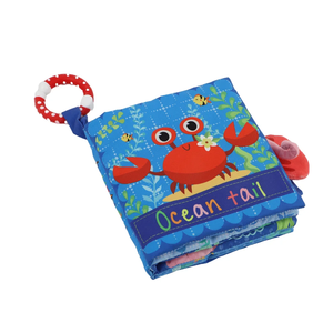 Libro Sensoriale in Stoffa Personalizzato OEM ODM con Nuovo Design per l'Apprendimento Precoce delle Creature Marine - Product Image 2
