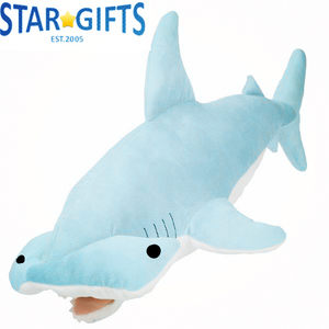 Peluche de Tiburón Martillo, Juguete de Peluche de Animal Marino para Niños y Adultos, Ideal para Fiestas Temáticas del Océano, Decoración de Dormitorios y Juego - Product Image 1