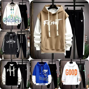 Sudaderas con Capucha de Invierno para Hombre, Tejidas a Crochet, 100% Algodón, Casuales, de Manga Larga, Cómodas para Uso Diario - Product Image 1