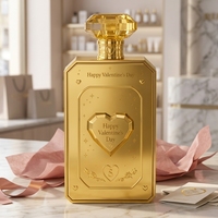 Boîte cadeau en papier en forme de flacon de parfum FSC pour offrir en cadeau à la Saint-Valentin