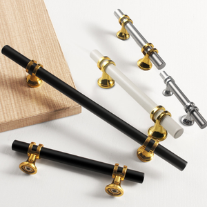 Thép không gỉ T-<span class=keywords><strong>Bar</strong></span> ngăn kéo xử lý vàng và đồ nội thất màu đen knobs cho nhà bếp tủ quần áo phòng ngủ và tủ quần áo ngoài trời - Product Image 5