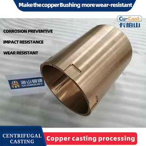 น็อตข้อต่อบูชทองแดงทนต่อการสึกหรอปลอก CNC ความแม่นยำ CuSn6Zn6Pb3 - Product Image 3