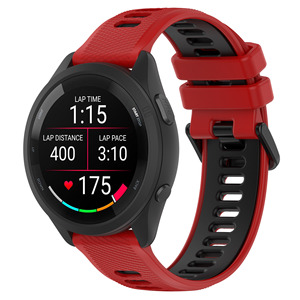 Correa de Silicona de Doble Color de 18 mm, 20 mm, 22 mm, Correa de Reloj Inteligente para <span class=keywords><strong>Garmin</strong></span> <span class=keywords><strong>Forerunner</strong></span> <span class=keywords><strong>265</strong></span> 265s / Venu 3 Vivoactive 5 - Product Image 3