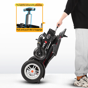 Fauteuil roulant électrique à batterie au lithium tout-terrain de haute qualité Fauteuil roulant électrique motorisé pliable portable léger - Product Image 2