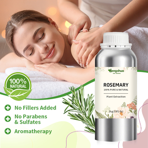 OEM minyak esensial Rosemary 100% minyak esensial organik murni ekstrak Herbal pertumbuhan rambut Minyak Rosemary perawatan kulit kepala - Product Image 4