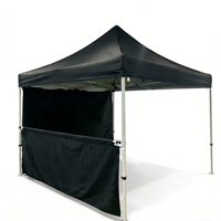 Tente de réception pliable portable en aluminium 3x3m (10x10ft) personnalisée pour événements extérieurs, expositions, publicité et salons professionnels