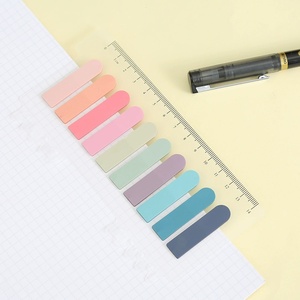 Tùy chỉnh huỳnh quang nhựa phim Index Stickers tự dính dính Lưu ý pad cho thấy quản lý công việc của bạn nghiên cứu - Product Image 4