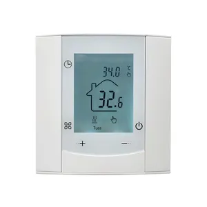 Termostato eléctrico/calentador de agua/Gas con botón oculto, 95 ~ 240V, X6H, sensores internos plegables, estándar europeo