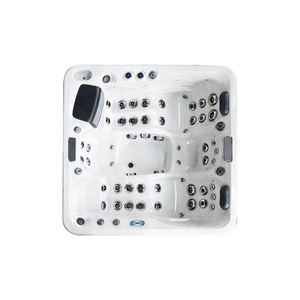 Jacuzzi compact Sunrans pour 2 à 4 personnes, idéal pour les patios couverts, avec fonction massage et gain de place - Product Image 2