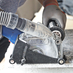 HERZO Universal 5 Inch <span class=keywords><strong>Angle</strong></span> <span class=keywords><strong>Grinder</strong></span> Cutting Dust Shroud Plastik+Logam Aksesoris Perkakas Listrik 16 Pcs/kotak - Product Image 5