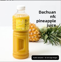 Groothandel Dachuan NFC Gemengde Fruit- en Groentesap Versgeperst Snelgevroren 100% Pure Ananas Krachtige Gouden Burst Fles