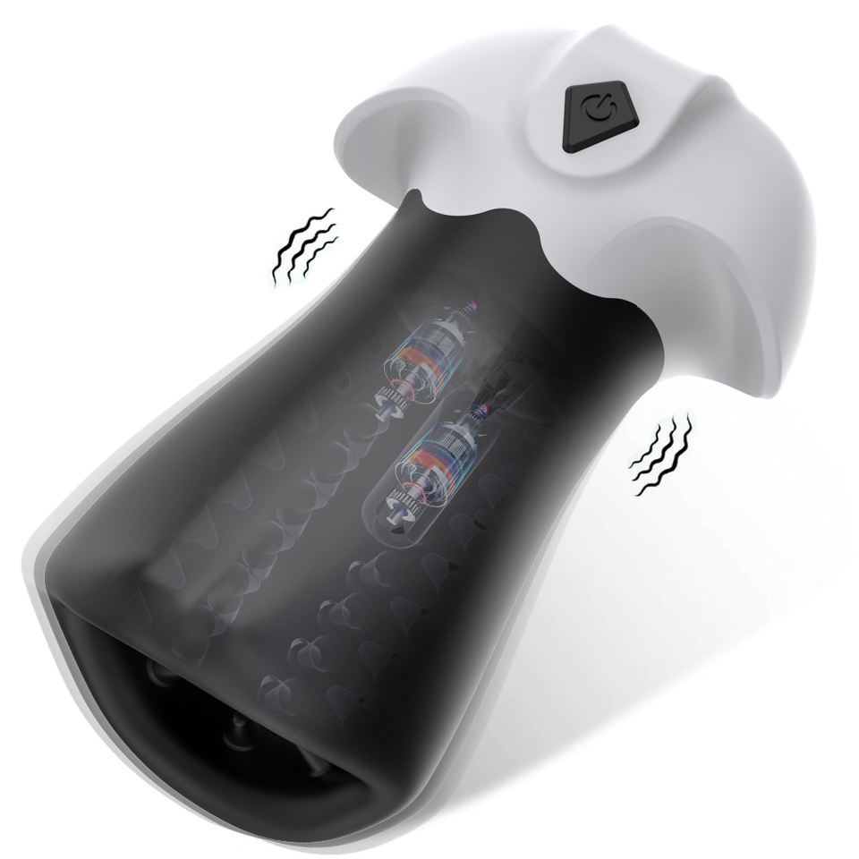 Pulse Vibrator Cup Male Masturbator Intense Pleasure Butt Sex Toys for Men  with Vibration