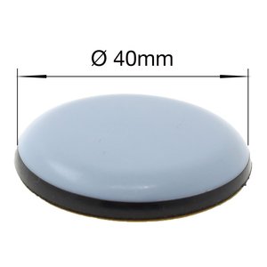Glissières autocollantes <span class=keywords><strong>en</strong></span> PTFE <span class=keywords><strong>de</strong></span> 40 mm pour un déplacement facile des meubles, chaises, tables, tapis <span class=keywords><strong>de</strong></span> sol, protections <span class=keywords><strong>de</strong></span> sol robustes - Product Image 6