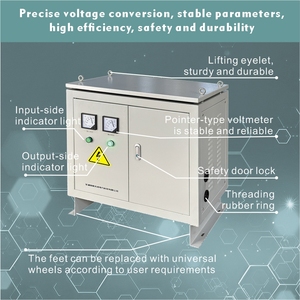 Transformador de Potência de Elevação/Redução de 380V para 480V SG-50KVA 60Hz Trifásico Tipo Seco para Subestação de Isolação - Product Image 6