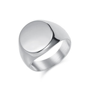 Men's Titanium Steel <b>Ring</b> Geometric Shape <b>Plain</b> Band Gift Jewelry Gold Black Silver - Product Image 5