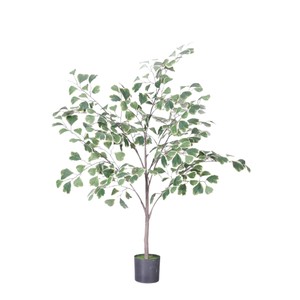 Plante artificielle en pot en plastique, ficus triangulaire, pour l'intérieur et l'extérieur, pour la maison, le bureau, la décoration <span class=keywords><strong>de</strong></span> mariage, décoration intérieure, plantes artificielles - Product Image 5