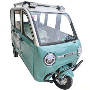 Tricycle <span class=keywords><strong>Électrique</strong></span> <span class=keywords><strong>de</strong></span> Loisirs à Cabine Fermée et Pneus Larges, Modèle Mini 3 Roues, avec Siège Passager pour 2 Personnes, Taxi Touristique 2026 - Product Image 4