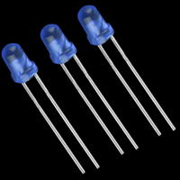 Diode LED personnalisée super lumineuse 3mm rouge DIP blanc et rouge 3mm Diode LED F3 Diodes électroluminescentes