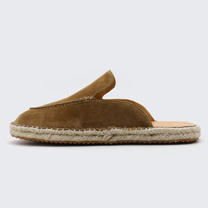 Fabricants de chaussures LANCI, chaussures de luxe sur mesure pour hommes, pantoufles en corde de jute tissée, daim, chaussures <span class=keywords><strong>mi</strong></span>-hautes faites à la main avec logo - Product Image 4