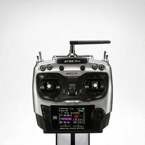 RadioLink AT9S Pro <span class=keywords><strong>10C</strong></span>/12 Canales, Control Remoto de Aceleración Izquierdo, Receptor R9DS <span class=keywords><strong>Gris</strong></span>, Controlador de 2.4GHz, Ardupilot, Plástico - Product Image 3